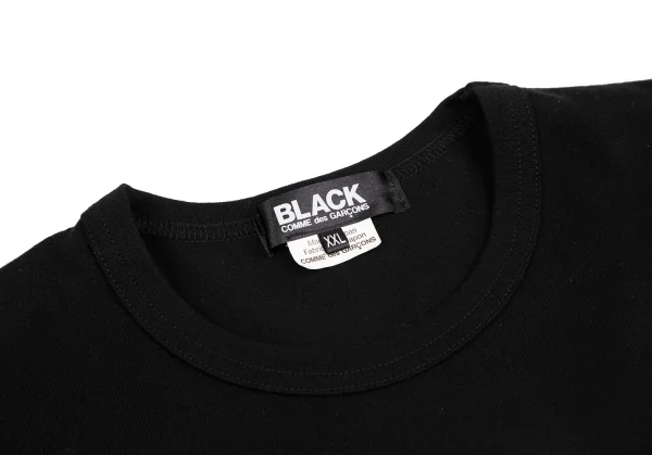 ブラック コムデギャルソンBLACK COMME des GARCONS プリントTシャツ 黒XXL K-122395_003
