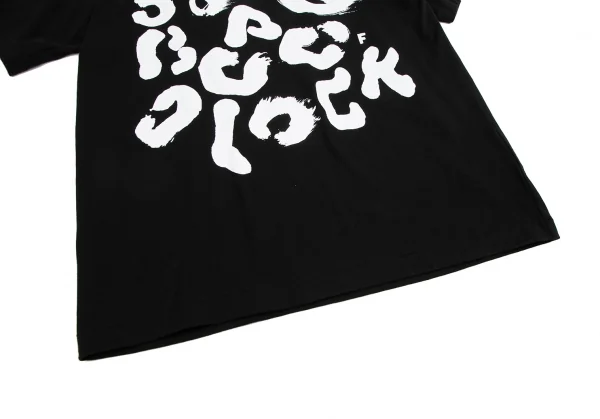 ブラック コムデギャルソンBLACK COMME des GARCONS プリントTシャツ 黒XXL K-122395_007