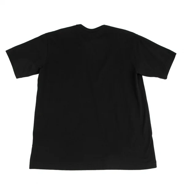 ブラック コムデギャルソンBLACK COMME des GARCONS プリントTシャツ 黒XXL K-122395_009