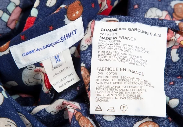 コムデギャルソン シャツCOMME des GARCONS SHIRT チビ太プリント長袖
