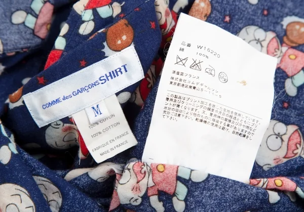 コムデギャルソン シャツCOMME des GARCONS SHIRT チビ太プリント長袖