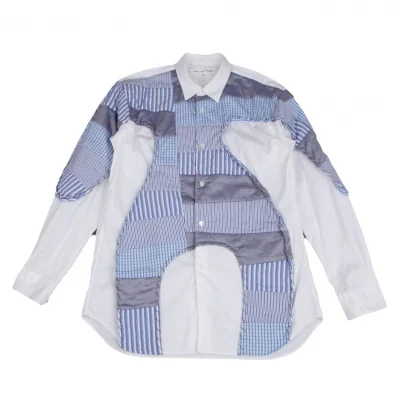 【COMMEdesGARCONS HOMME】マルチパッチワークカットソー S コムデギャルソン シャツCOMME des GARCONS SHIRT 中綿マルチ