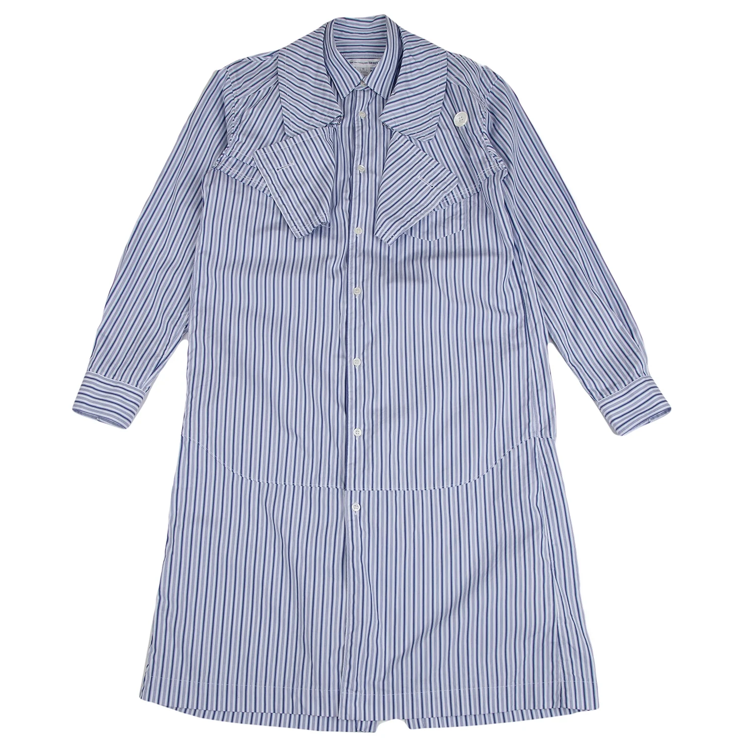 【コム・デ・ギャルソンシャツ】綿コート コムデギャルソン シャツCOMME des GARCONS SHIRT ストライプ