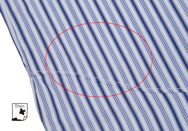 COMME des GARCONS SHIRT Striped Trench Shirt Coat K-122419_011