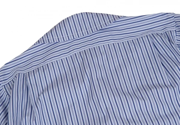 COMME des GARCONS SHIRT Striped Trench Shirt Coat K-122419_015