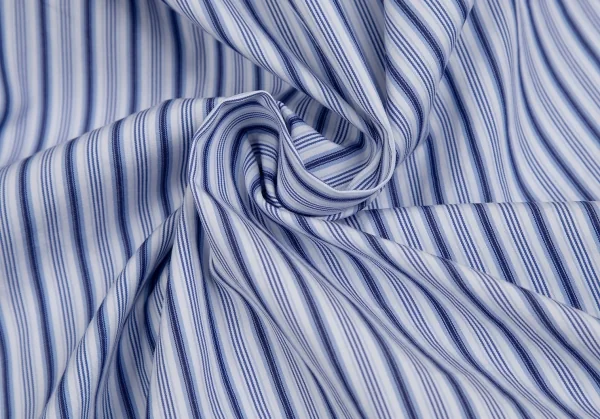 COMME des GARCONS SHIRT Striped Trench Shirt Coat K-122419_017