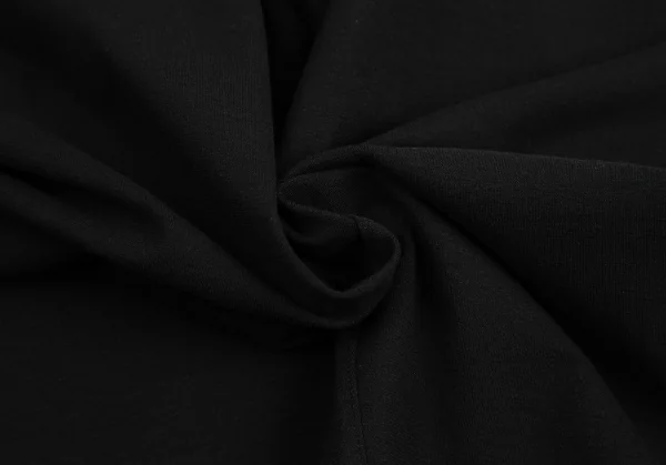 ヨウジヤマモト ファムYohji Yamamoto FEMME ホック前開きストレッチTシャツ 黒3 K-122424_012