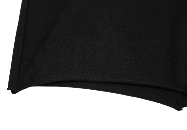 ヨウジヤマモト ファムYohji Yamamoto FEMME ホック前開きストレッチTシャツ 黒3 K-122424_009