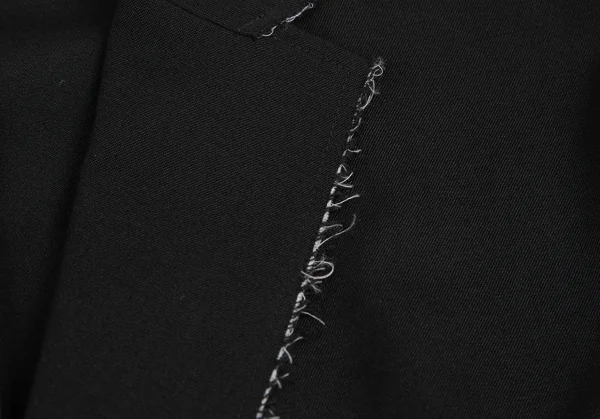 ヨウジヤマモト ノアールYohji Yamamoto NOIR ウールギャバフロント裁ち切りBジャケット 黒2 K-122430_004