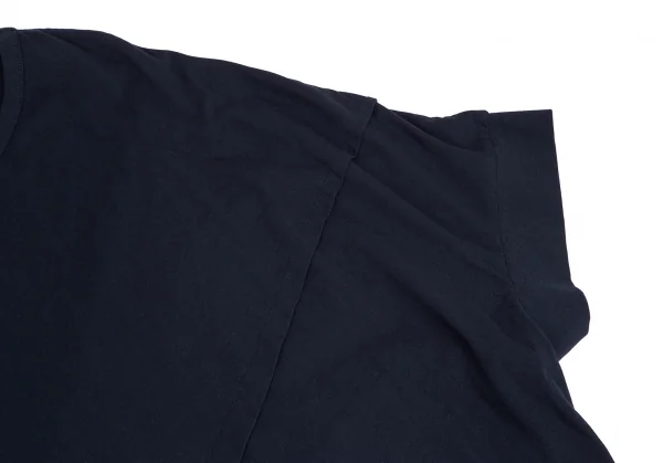 ラグネキカス フォー ヨウジヤマモトRAGNE KIKAS for Yohji Yamamoto シームデザインビッグシルエットカットソーワンピース 紺2 K-122433_004