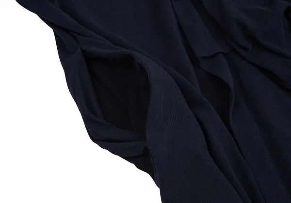 ラグネキカス フォー ヨウジヤマモトRAGNE KIKAS for Yohji Yamamoto シームデザインビッグシルエットカットソーワンピース 紺2 K-122433_007