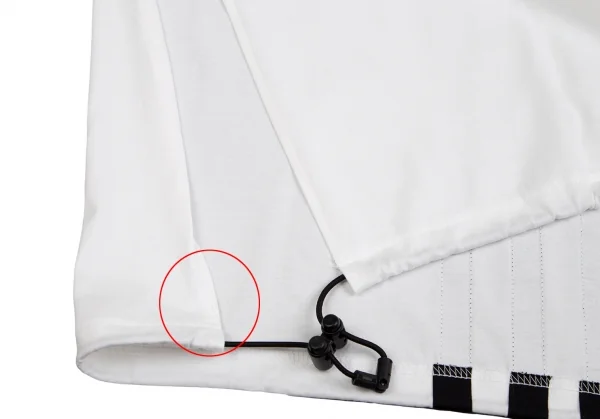 ワイスリーY-3 バックスリーストライプドロストロングタンクトップ 白黒XL K-122444_009