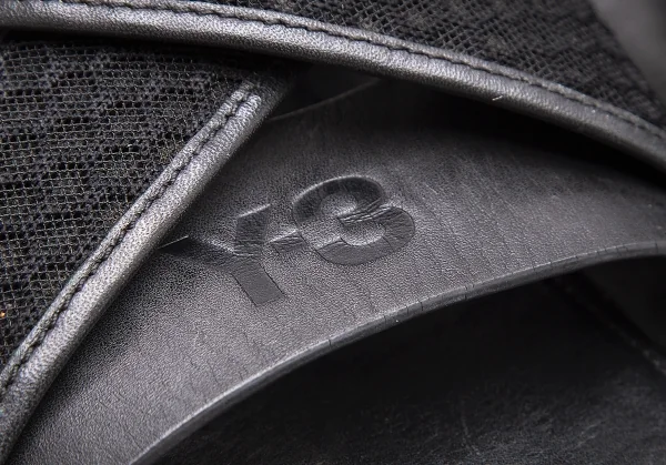 ワイスリーY-3 NIJ クロスストラップレザーサンダル 黒28.5cm K-122453_012