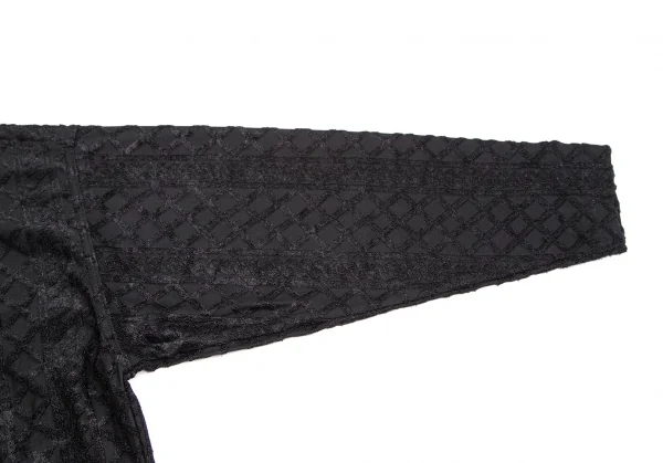 ヴェルサーチ ジーンズクチュールVERSACE JEANS COUTURE ケーブルタートルネックカットソー 黒XS K-122466_005