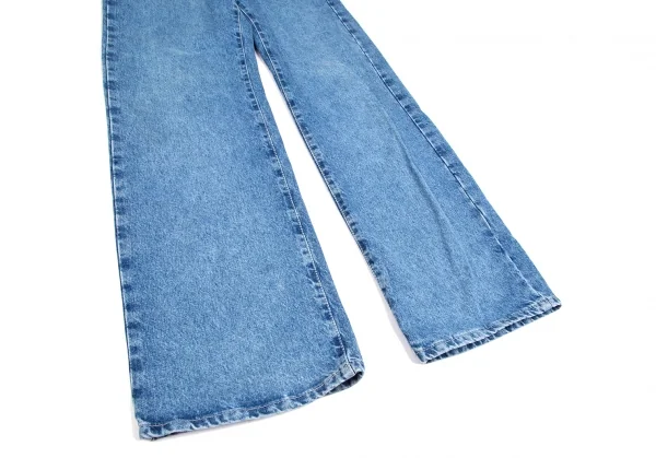 ヴェルサーチ ジーンズクチュールVERSACE JEANS COUTURE ウォッシュデニムストレートパンツ 水色38 K-122479_008