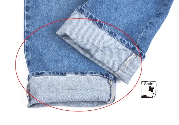 ヴェルサーチ ジーンズクチュールVERSACE JEANS COUTURE ウォッシュデニムストレートパンツ 水色38 K-122479_009