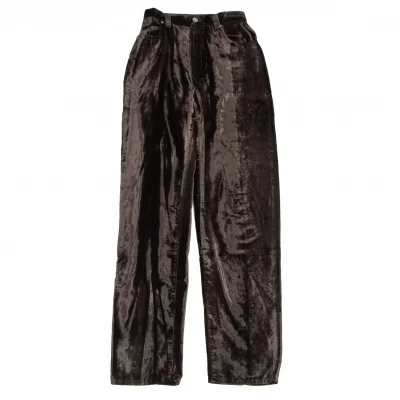 VERSACE JEANS COUTURE Velor Tapered Pants