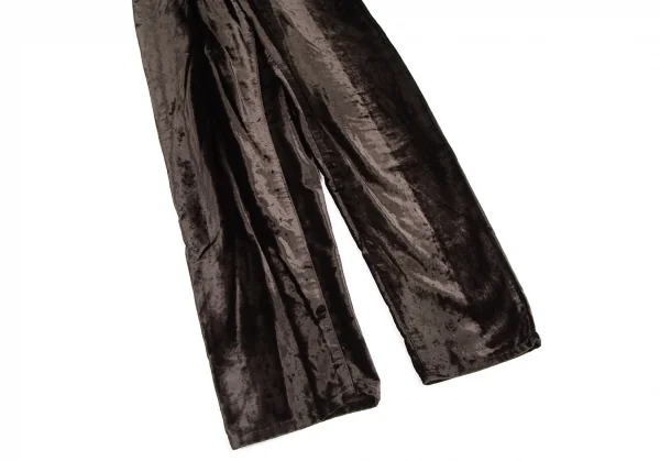 ヴェルサーチ ジーンズクチュールVERSACE JEANS COUTURE ベロアテーパードパンツ 茶38 K-122483_007