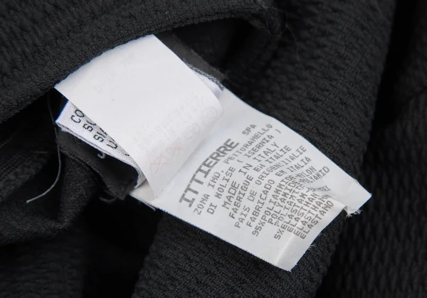 ヴェルサーチ ジーンズクチュールVERSACE JEANS COUTURE ナイロンストレッチハイネックノースリーブワンピース 黒38 K-122487_011