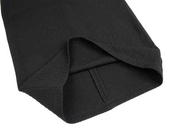 ヴェルサーチ ジーンズクチュールVERSACE JEANS COUTURE ナイロンストレッチハイネックノースリーブワンピース 黒38 K-122487_007