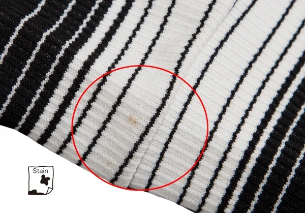 ヴェルサーチ ジーンズクチュールVERSACE JEANS COUTURE メデューサチャームジップデザインボーダーニットブルゾン 黒白XS K-122491_008