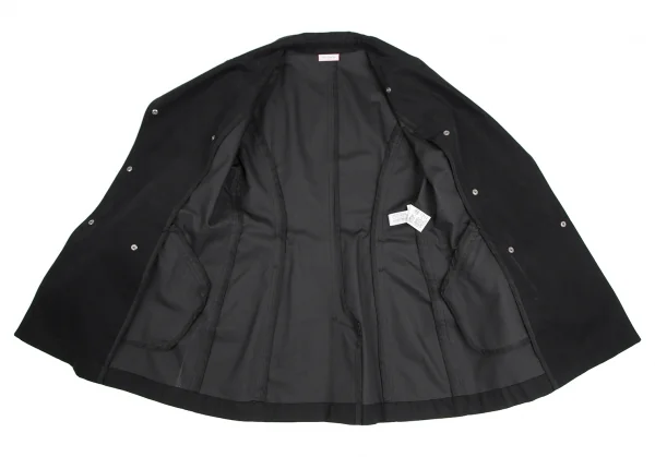 マックスアンドコーMAX&Co コットンナイロンキャンバスハーフコート 黒44 K-122523_013