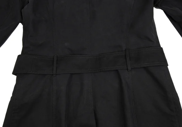 マックスアンドコーMAX&Co コットンナイロンキャンバスハーフコート 黒44 K-122523_015