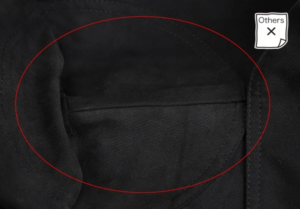 マックスアンドコーMAX&Co コットンナイロンキャンバスハーフコート 黒44 K-122523_004