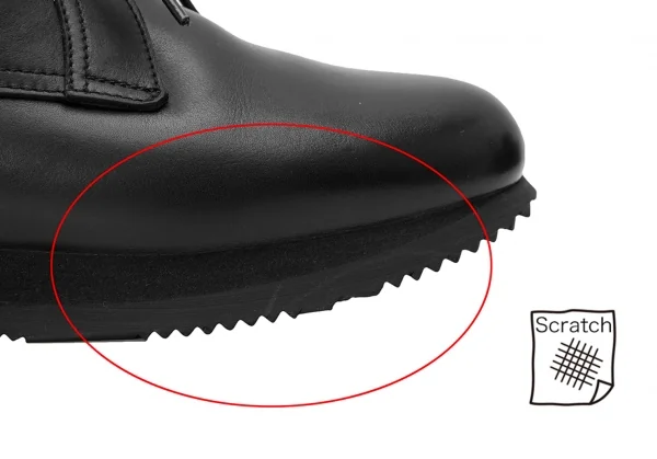 エルメスHERMES レザースニーカー 黒37(23.5位) K-122524_010