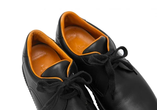 エルメスHERMES レザースニーカー 黒37(23.5位) K-122524_005