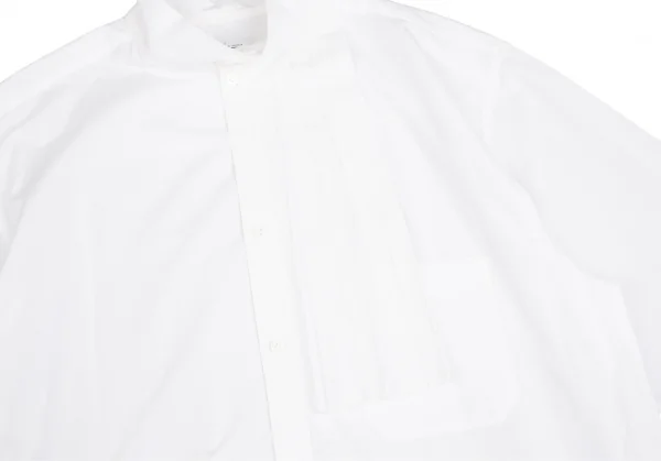 Yohji Yamamoto POUR HOMME Pleats Flap Long Sleeve Shirt K-122547_006