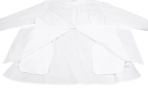 Yohji Yamamoto POUR HOMME Pleats Flap Long Sleeve Shirt K-122547_015