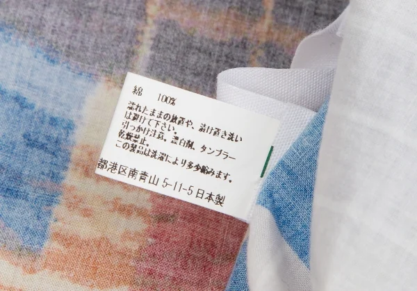 コムデギャルソン エディテッドCOMME des GARCONS EDITED サッカー柄大判プリントストール マルチ K-122577_015