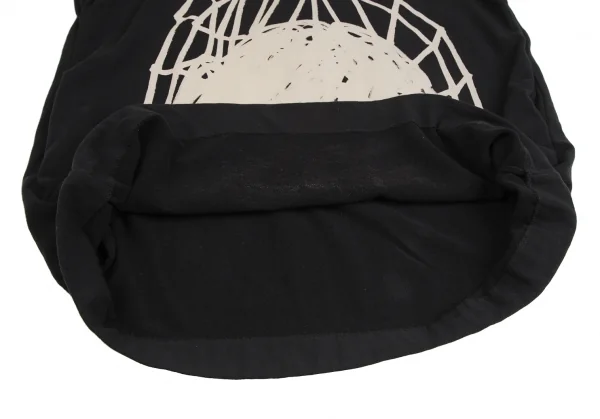 ベルンハルトウィルヘルム Bernhard Willhelm グラフィックプリント半袖スウェットワンピース 黒モカ0S K-122585_010