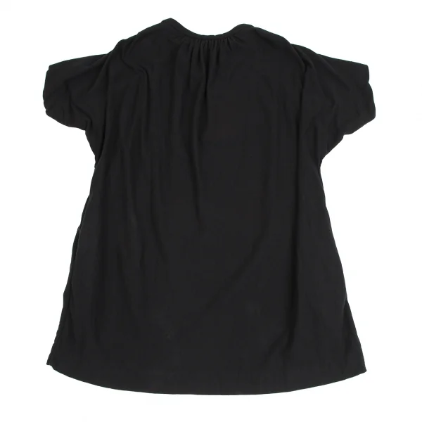 ベルンハルトウィルヘルム Bernhard Willhelm グラフィックプリント半袖スウェットワンピース 黒モカ0S K-122585_011