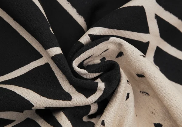 ベルンハルトウィルヘルム Bernhard Willhelm グラフィックプリント半袖スウェットワンピース 黒モカ0S K-122585_012