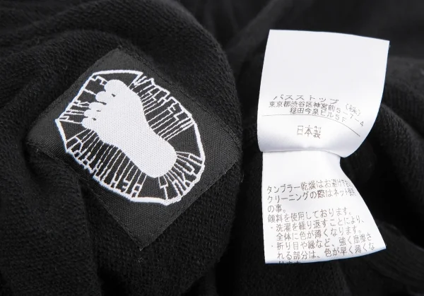 ベルンハルトウィルヘルム Bernhard Willhelm グラフィックプリント半袖スウェットワンピース 黒モカ0S K-122585_013