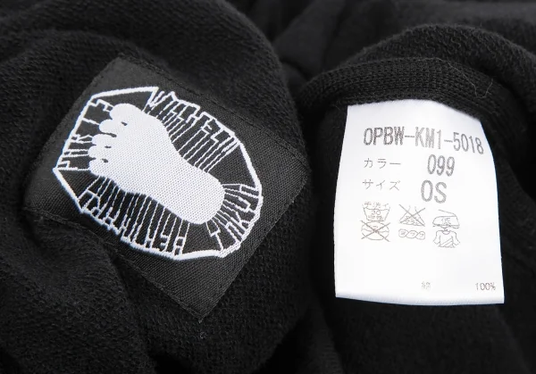 ベルンハルトウィルヘルム Bernhard Willhelm グラフィックプリント半袖スウェットワンピース 黒モカ0S K-122585_014