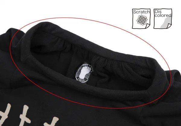 ベルンハルトウィルヘルム Bernhard Willhelm グラフィックプリント半袖スウェットワンピース 黒モカ0S K-122585_005