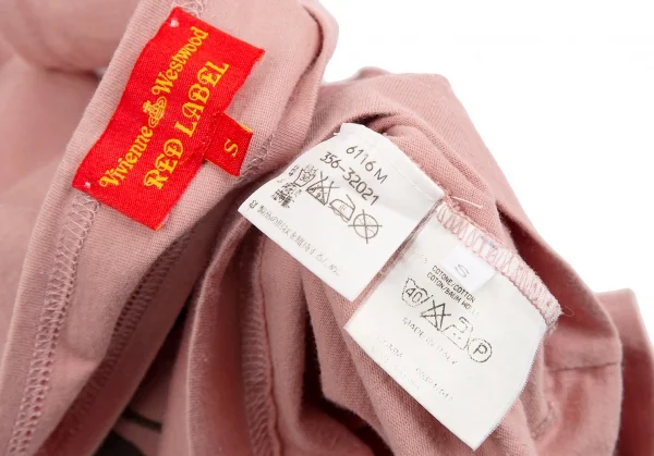 ヴィヴィアンウエストウッド レッドレーベルVivienne Westwood Red Label リーフプリントタンクトップ ピンクS K-122589_013