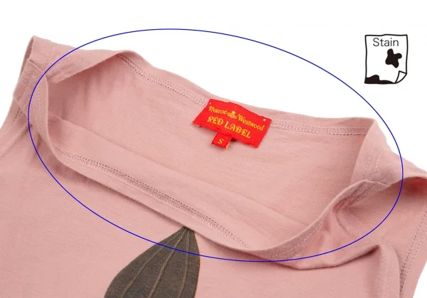 ヴィヴィアンウエストウッド レッドレーベルVivienne Westwood Red Label リーフプリントタンクトップ ピンクS K-122589_004