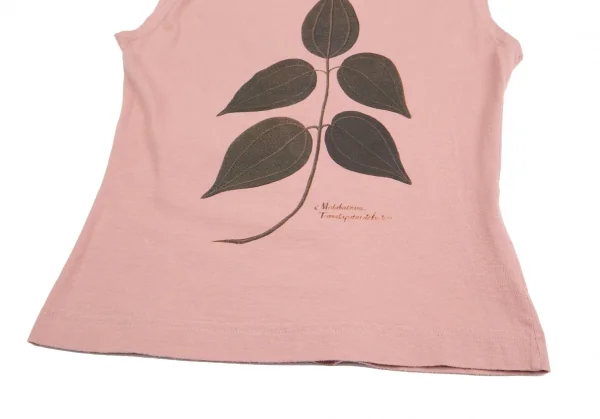 ヴィヴィアンウエストウッド レッドレーベルVivienne Westwood Red Label リーフプリントタンクトップ ピンクS K-122589_008
