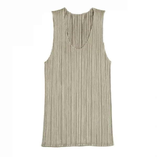 プリーツプリーズPLEATS PLEASE シャイニープリーツセットアップ ゴールドM位 K-122626_003