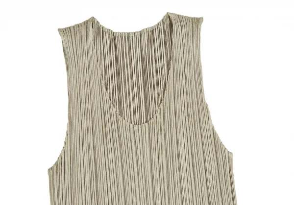 プリーツプリーズPLEATS PLEASE シャイニープリーツセットアップ ゴールドM位 K-122626_004