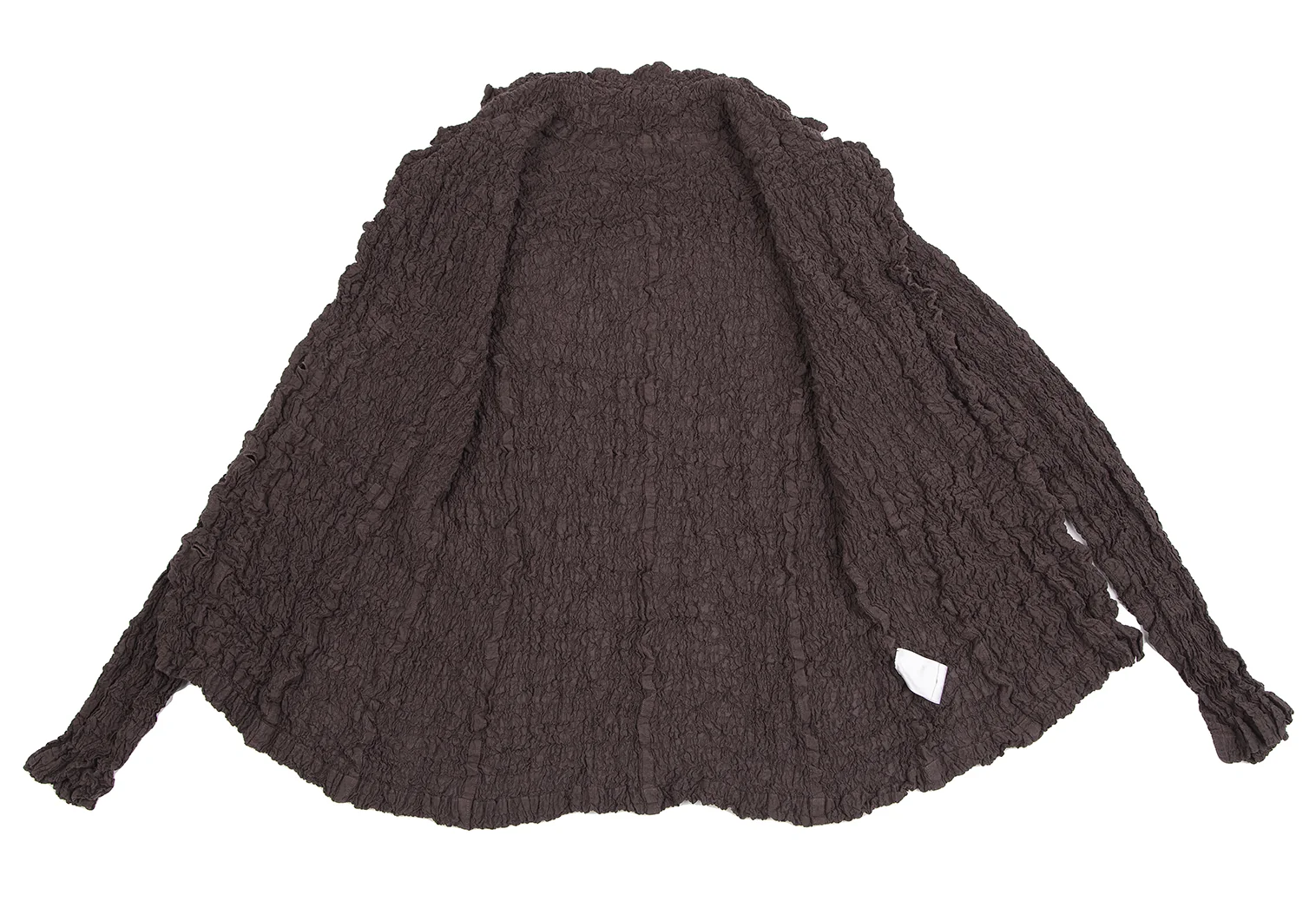 イッセイミヤケ ミーISSEY MIYAKE me 染めコットンフロッキー