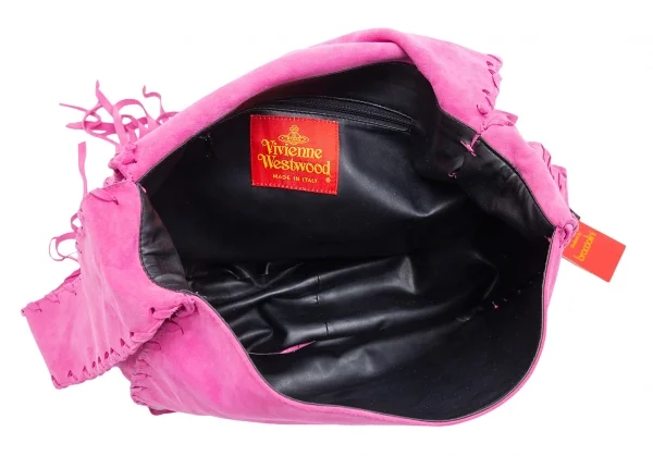 ヴィヴィアンウエストウッドVivienne Westwood フリンジショルダーバッグ ピンク K-122801_016