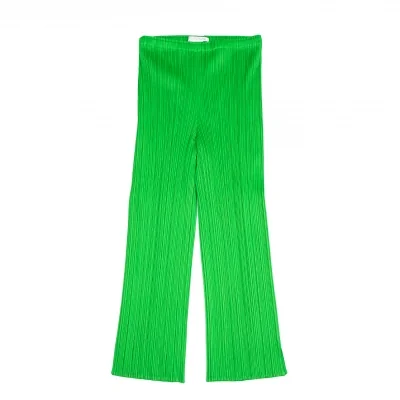 PLEATS PLEASE Slit Cropped Pants