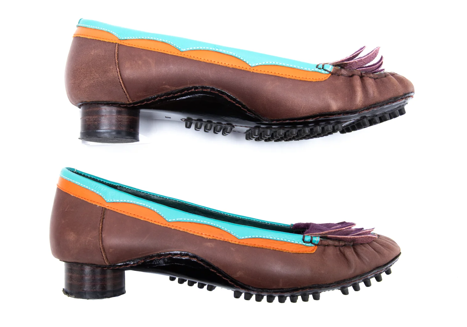 ツモリチサト ウォークTSUMORI CHISATO WALK 異素材切替パンプス