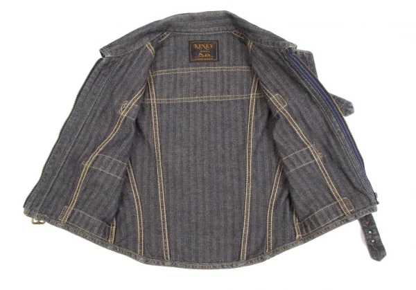 HYSTERIC GLAMOUR KINKY JEANS Belted Vest K-122927_010