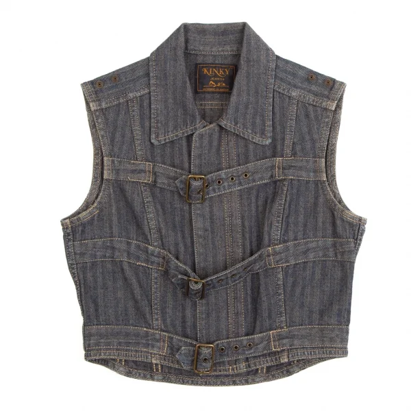 HYSTERIC GLAMOUR KINKY JEANS Belted Vest K-122927_002